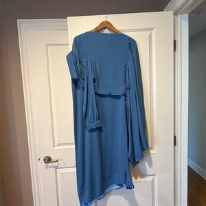 Maison Martin Margiela Asymmetrical Blue Dress